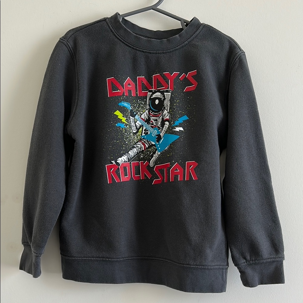 *NWOT* Joe Boxer Boy’s ‘Daddy’s Rockstar’ Sweatshirt